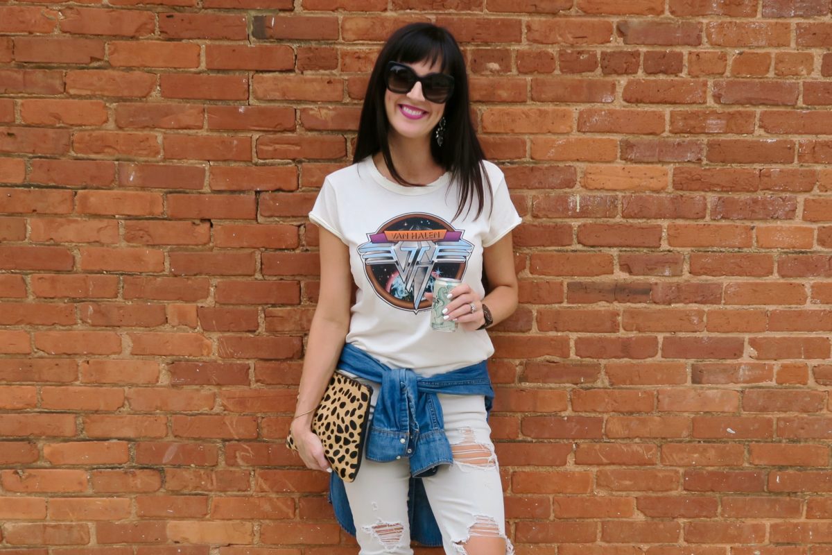 how to make a tee shirt + jeans look cool over 40 re