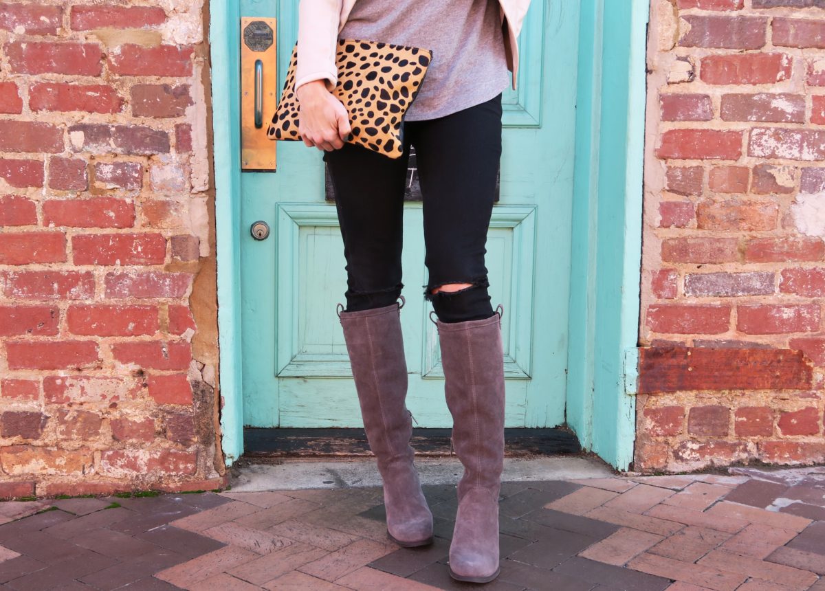 leopard print clutch Ugg Ava boots