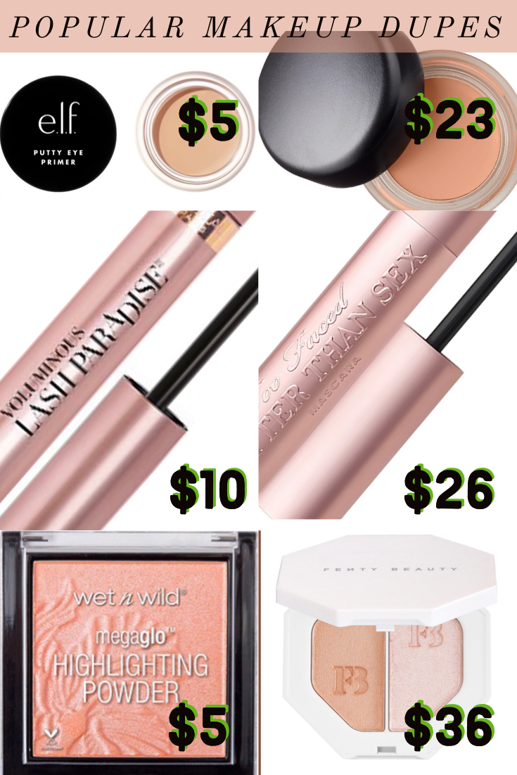 makeup dupes 2021